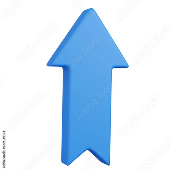 Obraz 3d render Arrow up icon 