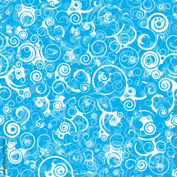 Obraz Blue Seamless Background