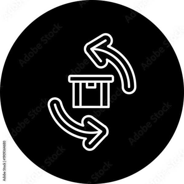 Obraz Packet Exchange Icon