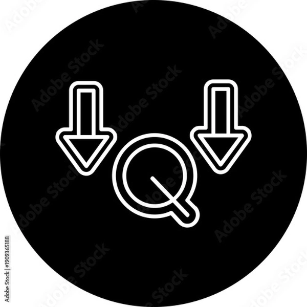 Obraz Queue Download Icon