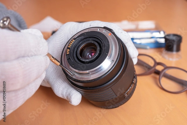 Obraz Objektiv wird repariert