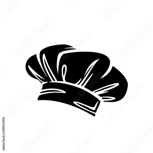 Obraz chef hat logo and icon vector design template