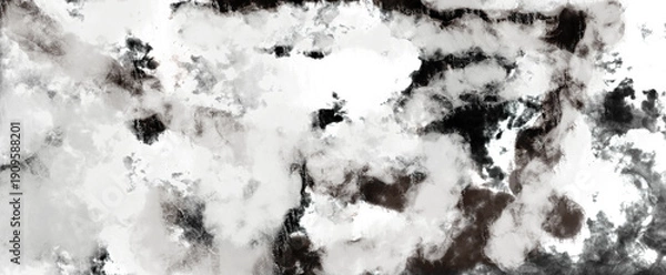 Obraz 抽象的　水墨画　背景素材