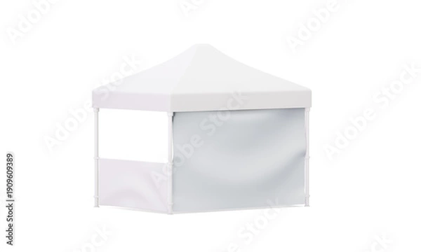 Obraz Event tent isolated Mockup. 3D rendering