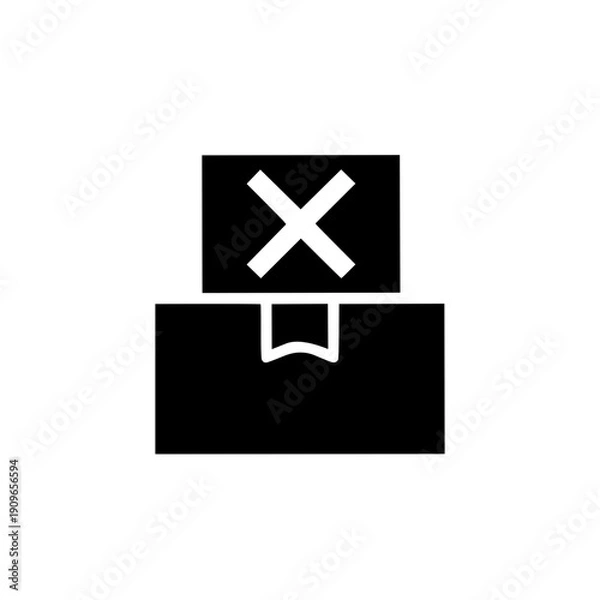 Obraz Do Not Stack Warning Sign Icon