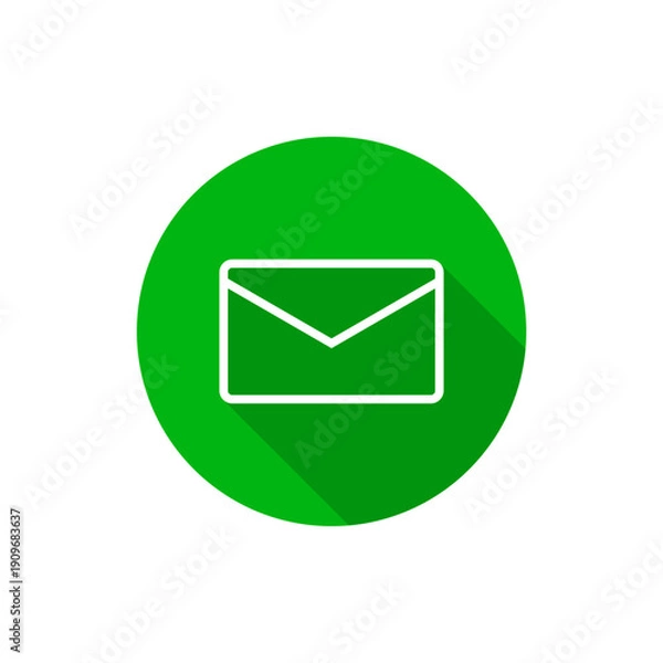 Obraz Envelope Mail Icon Vector Illustration
