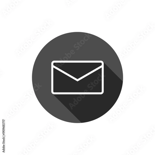 Obraz Envelope Mail Icon Vector Illustration