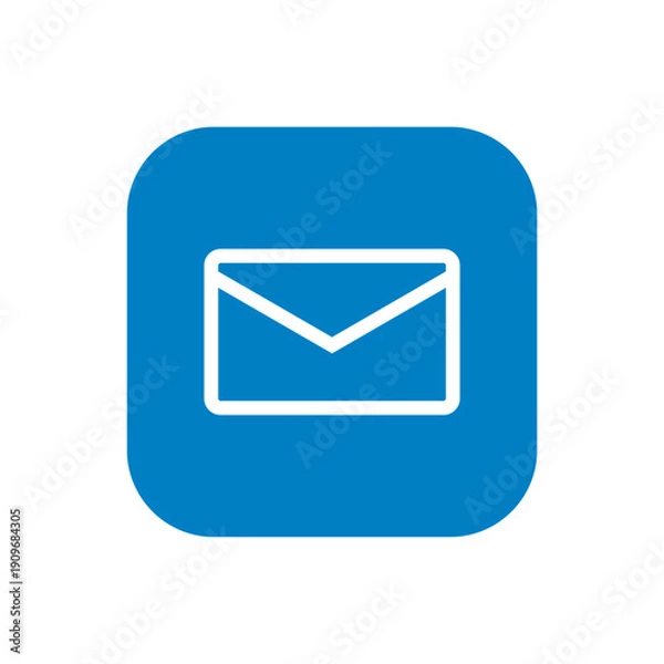Obraz Envelope Mail Icon Vector Illustration