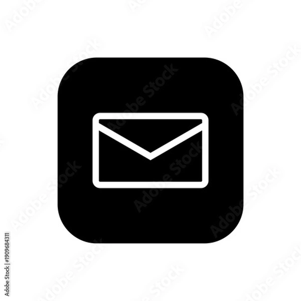 Obraz Envelope Mail Icon Vector Illustration