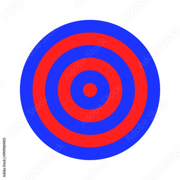 Obraz target icon, target symbol isolated on transparent background