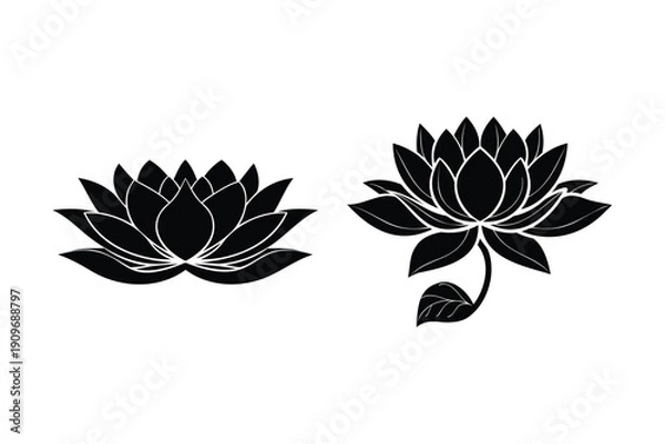 Obraz Simple Floral Design Element