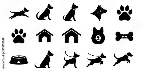 Obraz fire icons set