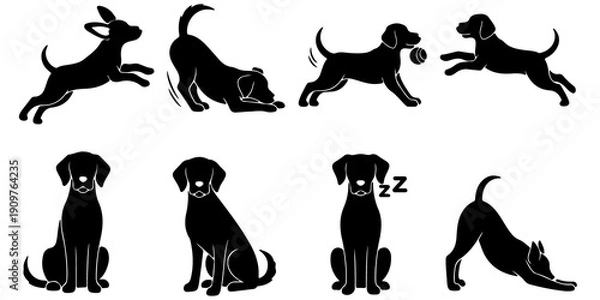 Obraz Dog Logo Design Template

