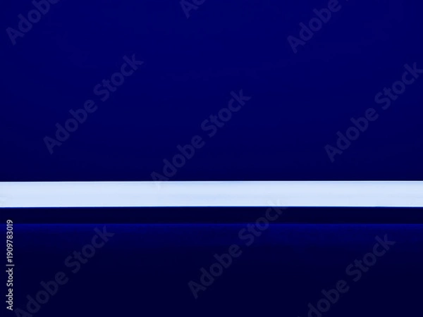 Obraz Blueish lamp illumination abstract background