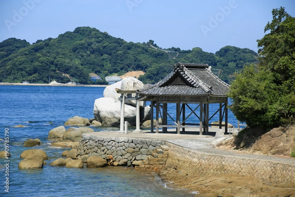 Obraz 愛媛県松山市　白石龍神社