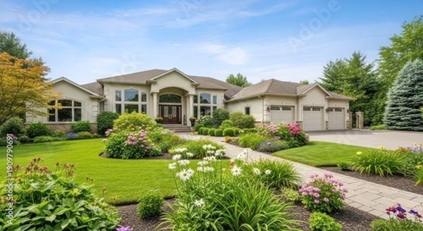 Obraz house in the garden