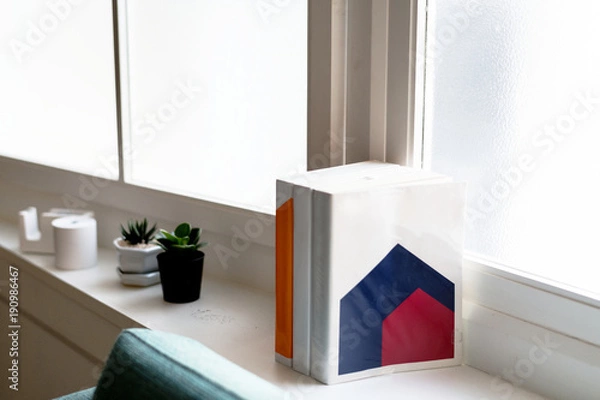 Fototapeta House decoration with books