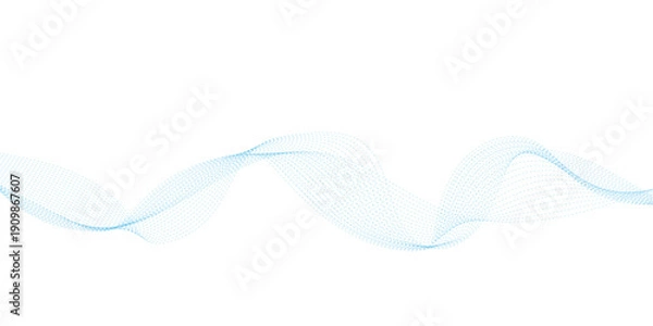 Obraz Abstract wavy lines illustration