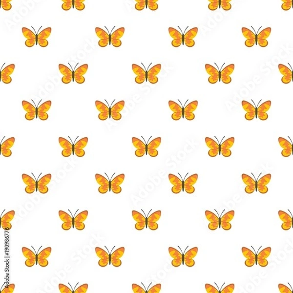 Fototapeta Wild butterfly pattern seamless in flat style for any design