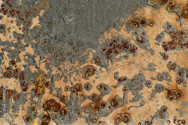 Obraz Oxidized volcanic stone exterior cladding texture background