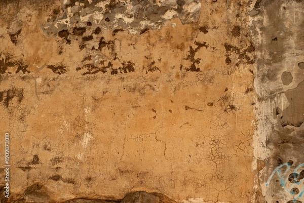 Obraz Oxidized volcanic stone exterior cladding texture background