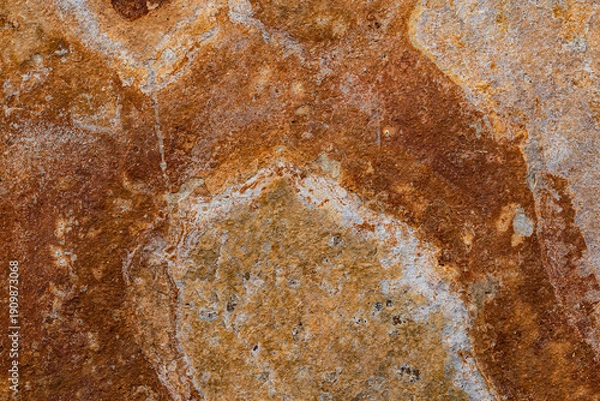 Obraz Oxidized volcanic stone exterior cladding texture background