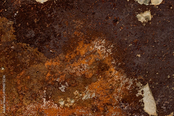 Obraz Oxidized volcanic stone exterior cladding texture background