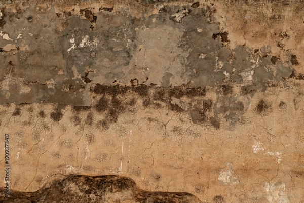 Obraz Oxidized volcanic stone exterior cladding texture background