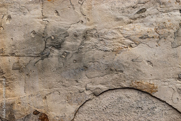 Obraz Oxidized volcanic stone exterior cladding texture background