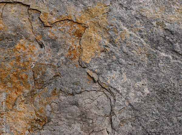 Obraz Oxidized volcanic stone exterior cladding texture background