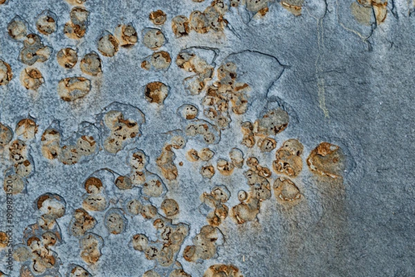 Obraz Oxidized volcanic stone exterior cladding texture background