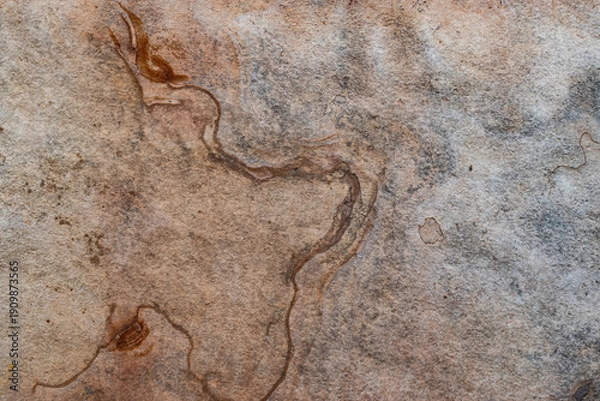 Obraz Oxidized volcanic stone exterior cladding texture background