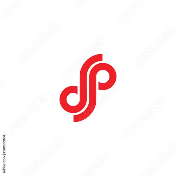 Obraz Logo dp Simple  Minimalist Modern