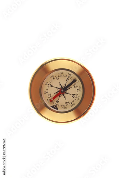Obraz compass isolated on white background