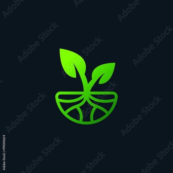 Obraz Eco green Leaf