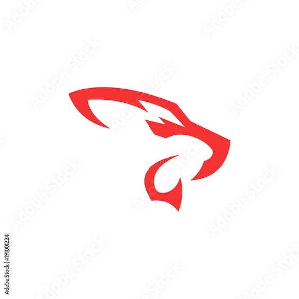 Obraz Tiger silhouette