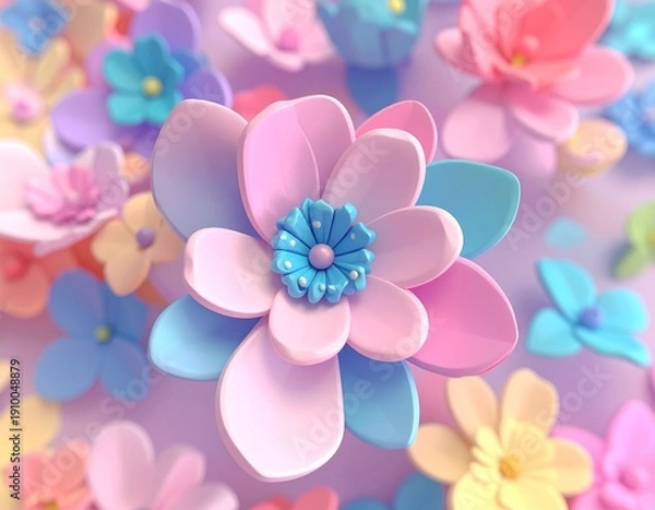 Obraz 色とりどりの可愛い花