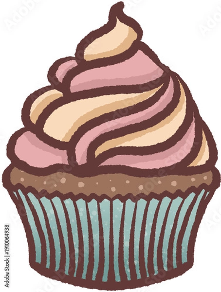 Obraz strawberry-cupcake-clipart