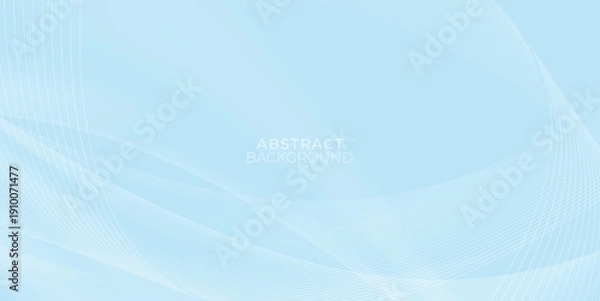 Obraz Blue abstract background line light. modern vector