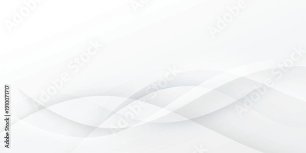 Obraz Abstract wave design white background. Modern design concept.