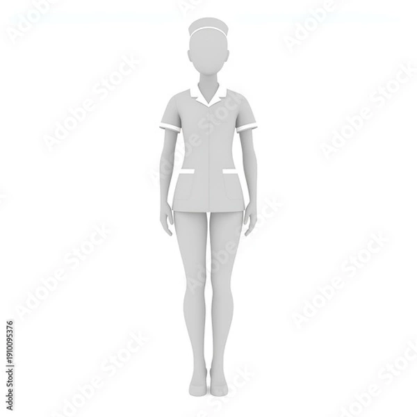 Obraz 3d white people man