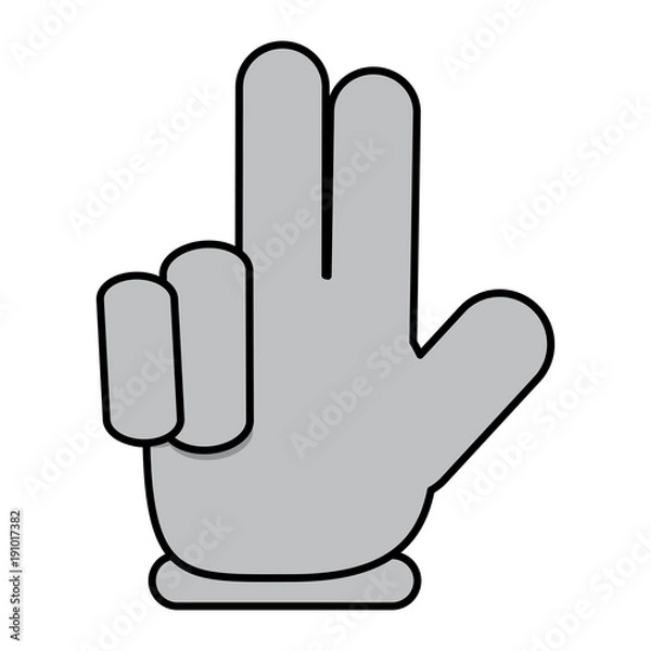 Fototapeta Human hand design