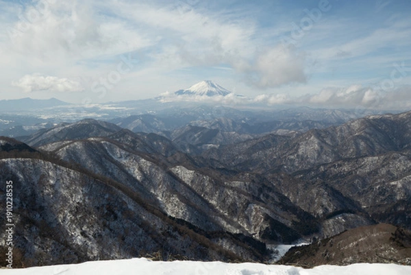 Obraz 冬の富士山