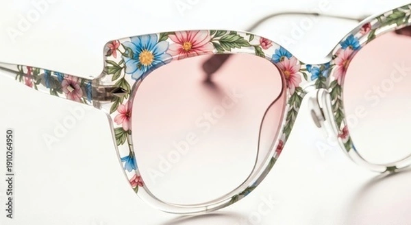 Fototapeta Floral Patterned Sunglasses