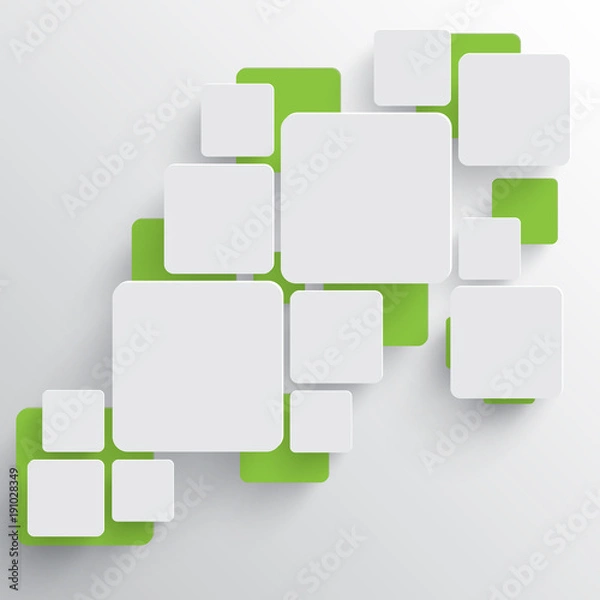 Obraz Clean abstract template for webdesign, vector illustration