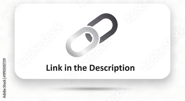 Obraz Link Button with Open Lock Icon.