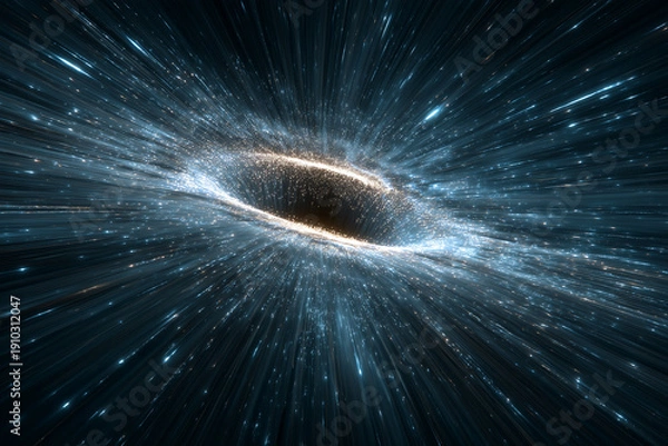 Obraz Black Hole Data Flow