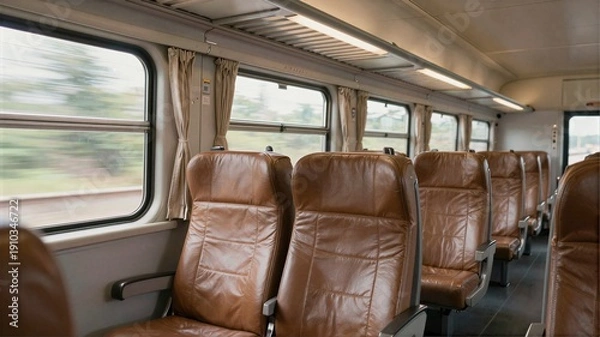 Obraz interior of a train