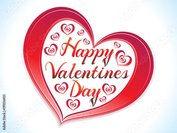 Fototapeta abstract artistic creative valentine day background