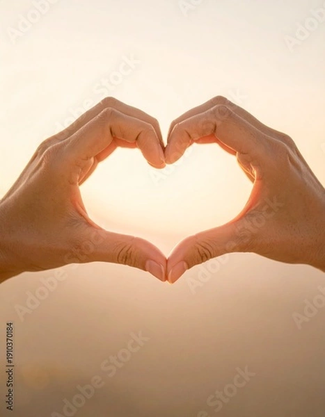 Obraz Hände formen Herz